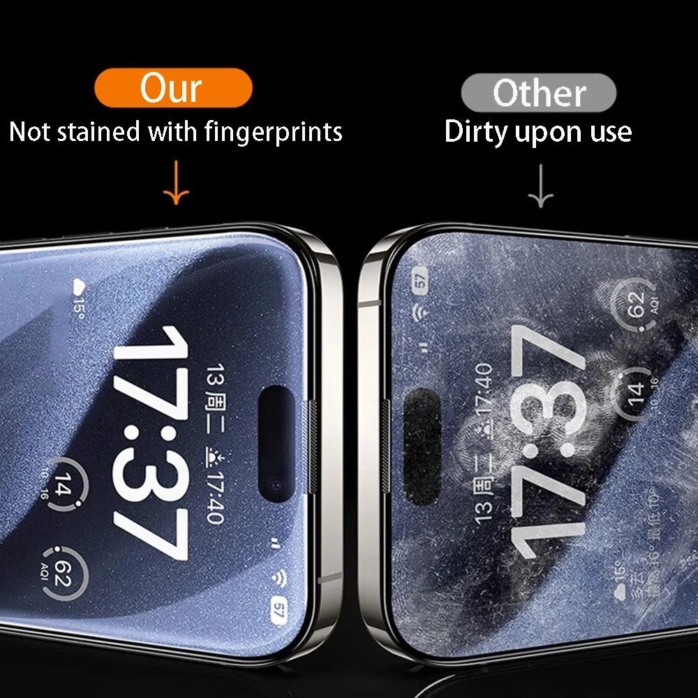 4x Panzerfolie Glas Schutz Folie Full Screen Schutz Für iPhone Displayschutz