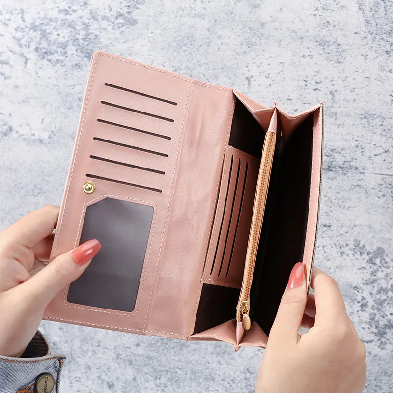 Damen Portemonnaie Fashion Geldbörse Brieftasche Fashion Geldbeutel Portmonee