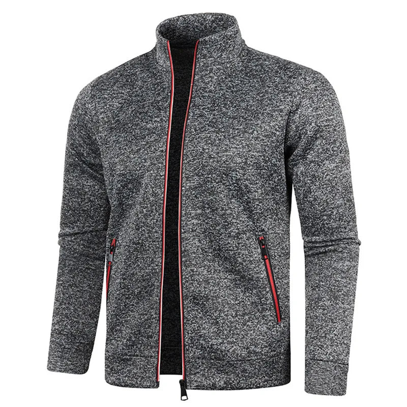 Herren Pullover Sweatshirt Troyer Pulli Sweater Stehkragen Zipper Langarmpulli