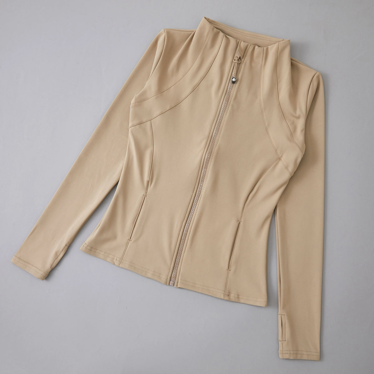 Damen kurze Sportjacke Sweatshirt Fitness Gym Jacke Yogajacke Yoga Sportswear
