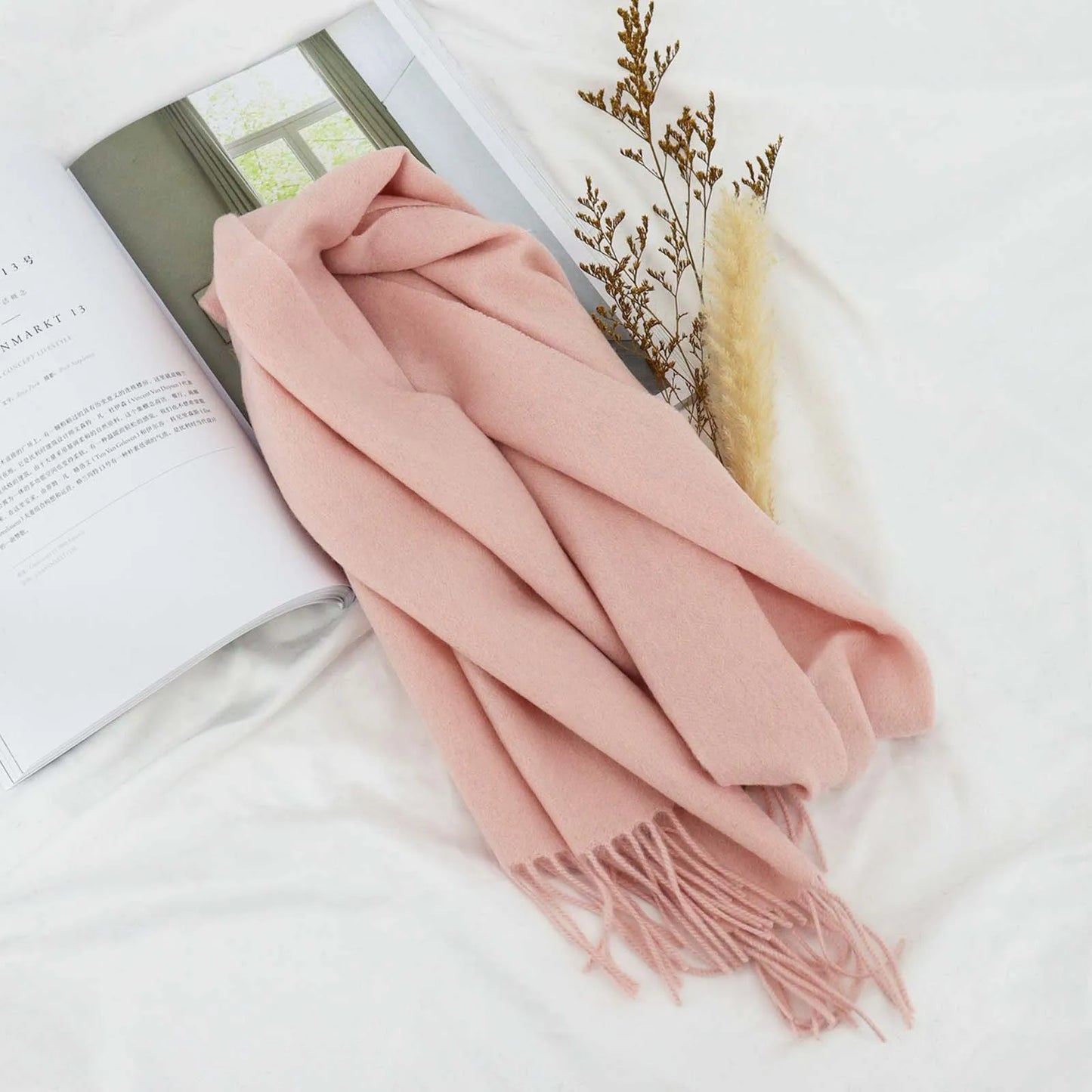 Herren Schal Winterschal Stola Schlauchschal Halstuch Wollschal Strickschal Loop
