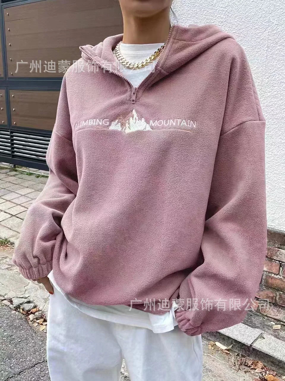 Kapuzenpullover Sweatshirt Hoodie Pulli Damen Kapuzenpulli Shirt Hoody Zip-up