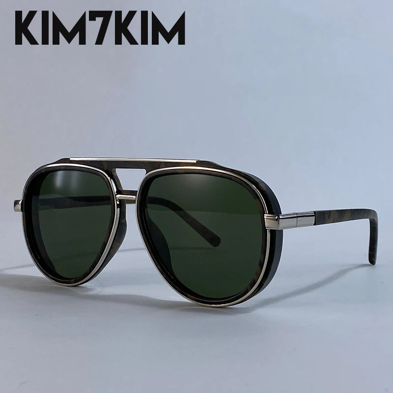 Damen Sonnenbrille Luxus Modische Herren Brille Vintage Pilotenbrille UV400