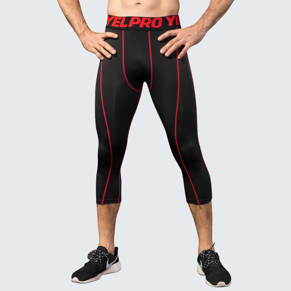 Herren Leggings Sporthose Jogginghose Trainingshose Lauf Hose Kompressionshose