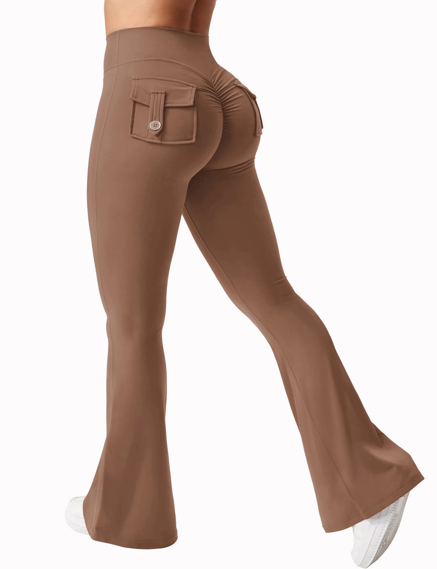 Leggins Donna Push up Vita Alta Pantaloni Sportivi Fitness Yoga Palestra Tuta