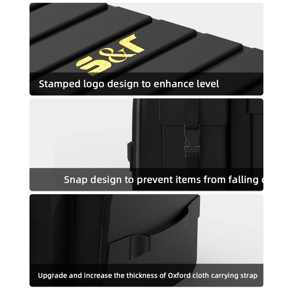 70L Aufbewahrungsbox Kofferraum Organizer Auto Tasche Kofferraumtasche Klappbar