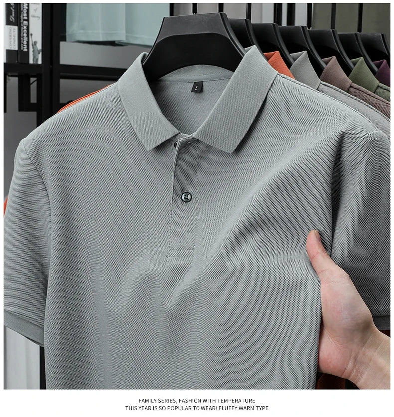 Herren Poloshirt POLO Shirt T-Shirt Kurzarm Zipper Hemd Fashion Polohemd Top NEU