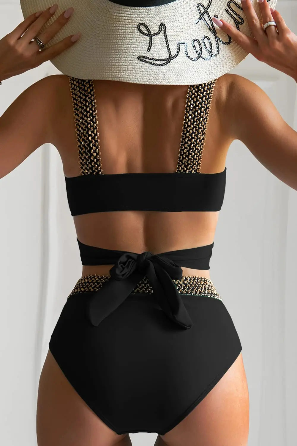 Frauen Bademode Böhmisch Bikini Set Sexy Push Up Badeanzug Damen Tanga NEU