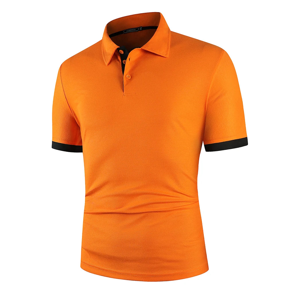 Herren Poloshirt POLO Shirt T-Shirt Kurzarm Zipper Hemd Fashion Polohemd Top NEU