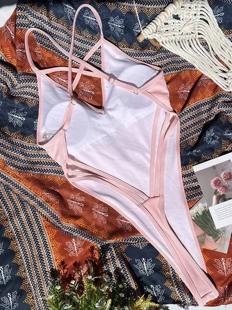Frauen Bademode High Cut Bikini Set Sexy Micro Badeanzug Damen Tanga Swimwear