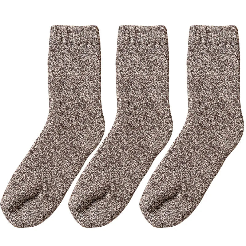 3 Paar Herren Wintersocken Socken Merinowolle Norweger Wollsocken Größe 38-45