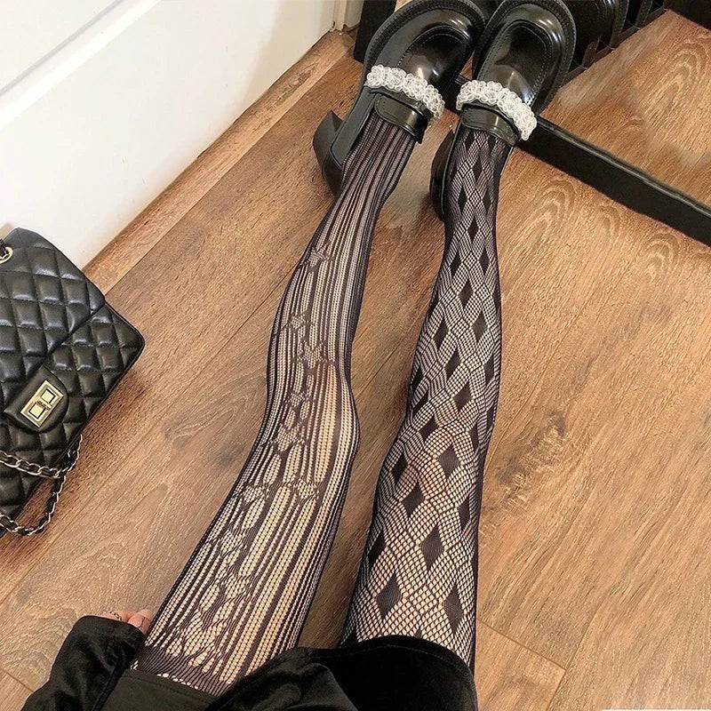 1 Paar Frauen Nylon Strumpfhose Netzstrumpfhose Feinstrumpfhose Strümpfe