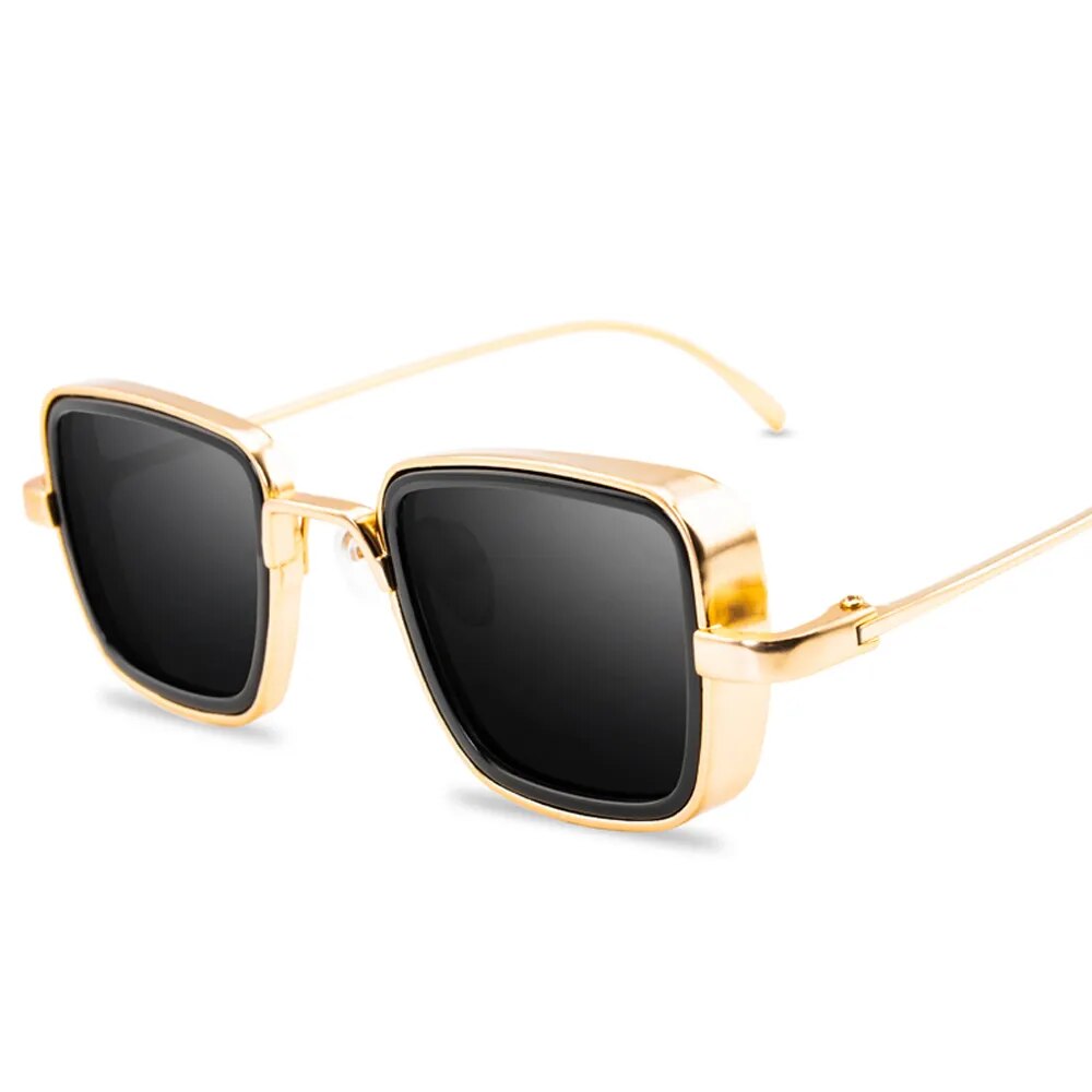 Designer Luxus Sonnenbrille Damen Herren Quadratische Gläser Vintage UV400