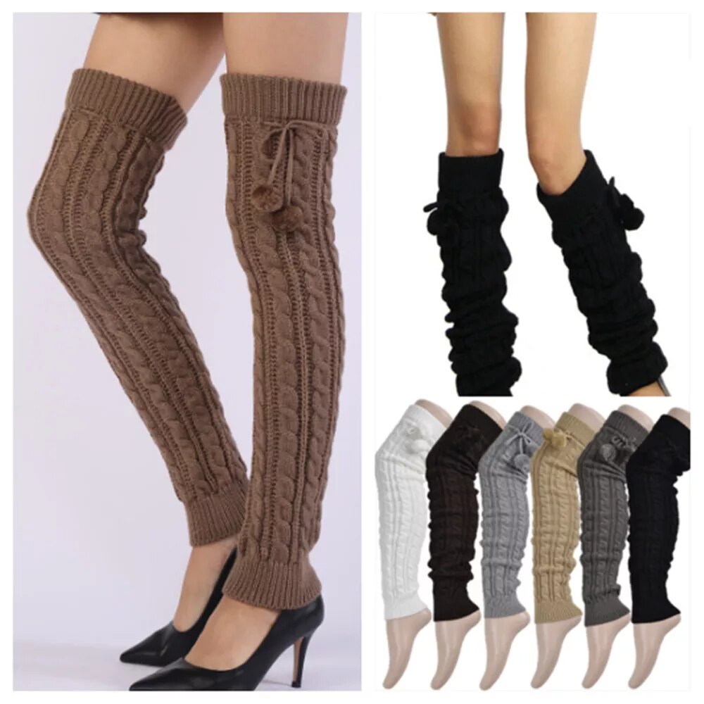 Stulpen Beinwärmer Beinstulpen Beinlinge Häkeln Strümpfe Overknees Lange Socken