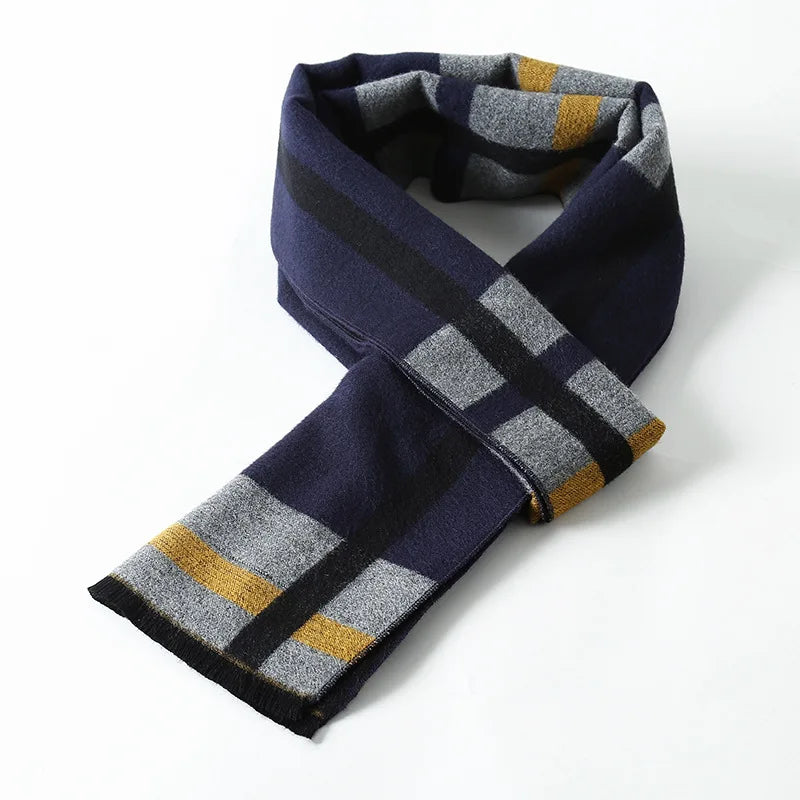Herren Schal Winterschal Stola Schlauchschal Halstuch Wollschal Strickschal Loop