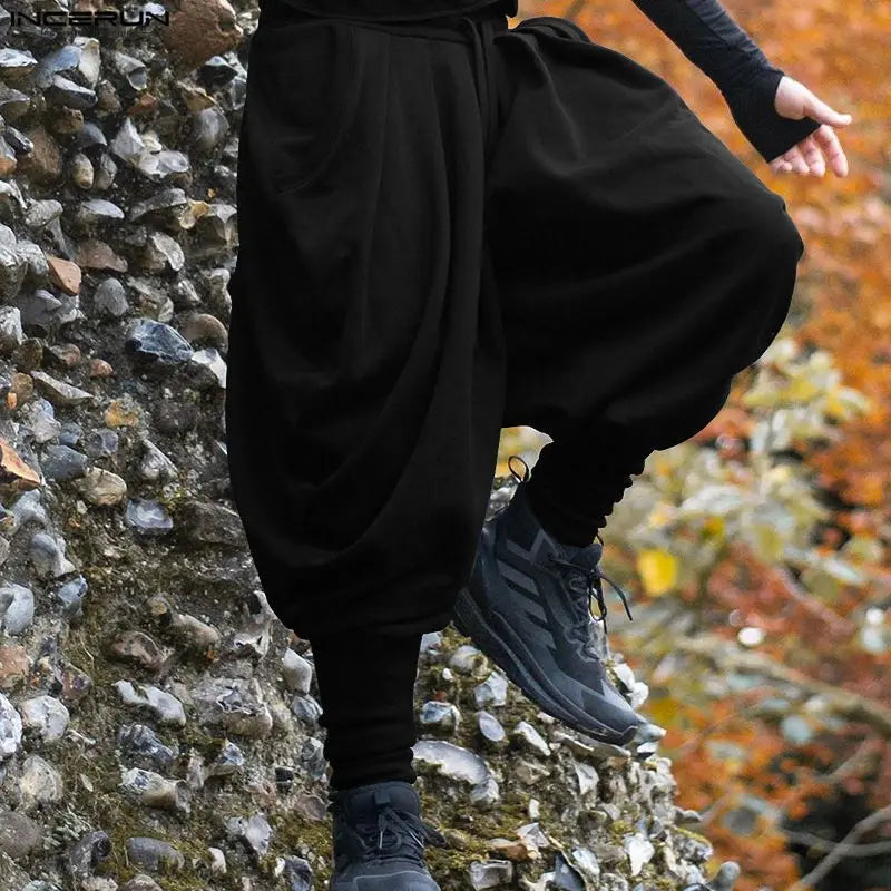 Männer Hose Haremshosen Pumphosen Pluderhosen Hosenrock Herrenrock Kilt Jogger