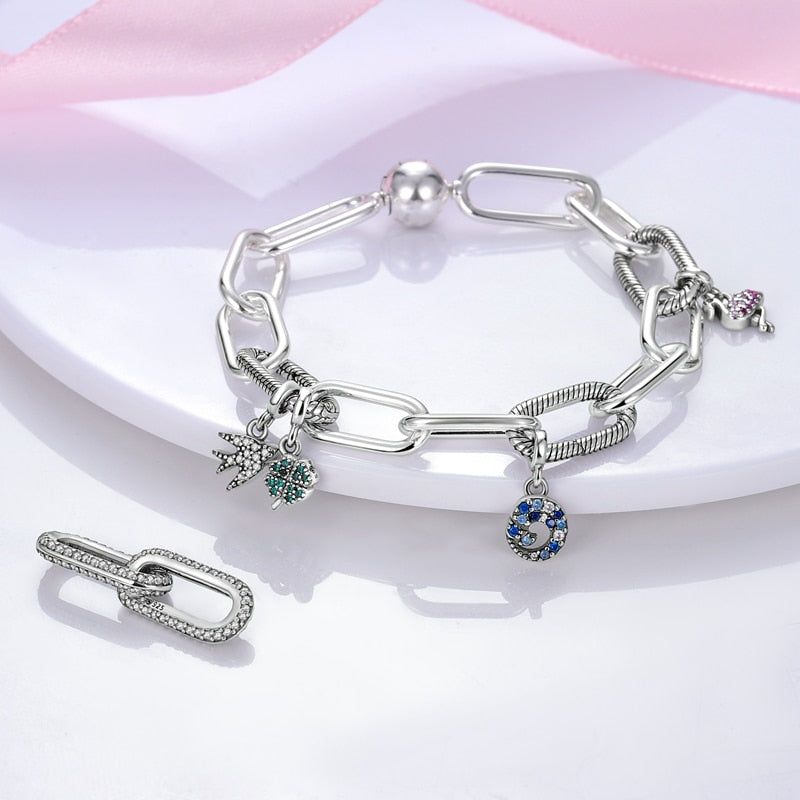 Bettelarmband Sammelarmband aus 925er Silber Charms Armband Damen