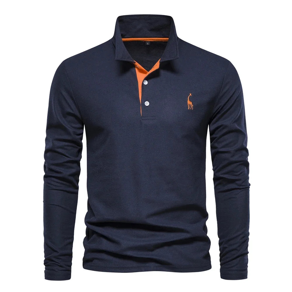 Herren Pullover Sweatshirt Troyer Pulli Sweater Poloshirt Langarmpulli Polohemd