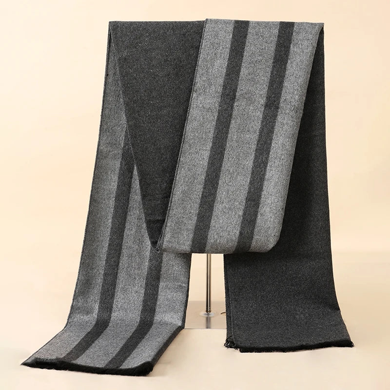Herren Schal Winterschal Stola Schlauchschal Halstuch Wollschal Strickschal Loop