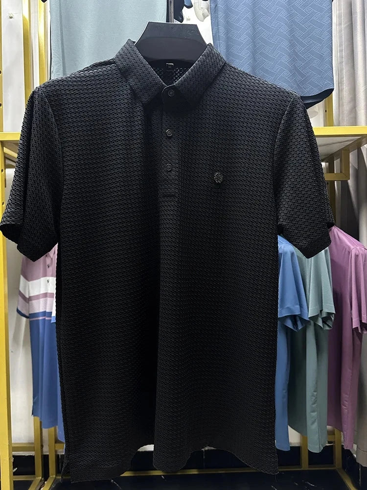 Herren Poloshirt POLO Shirt T-Shirt Kurzarm Zipper Hemd Fashion Polohemd Top NEU