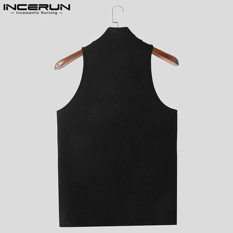 Herren Oberteil Ärmellos Tank Top Sexy Shirt Clubwear Muskel T-Shirt Unterhemd