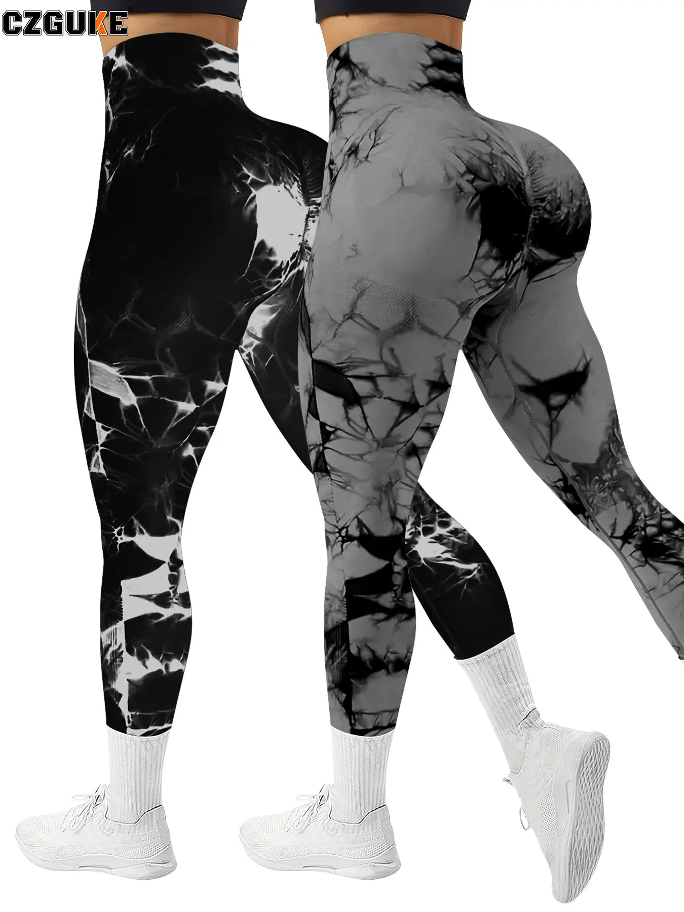 Yoga Leggings Push Up Damen Sport Hose Fitness Gym Stretch Leggins Jogginghose