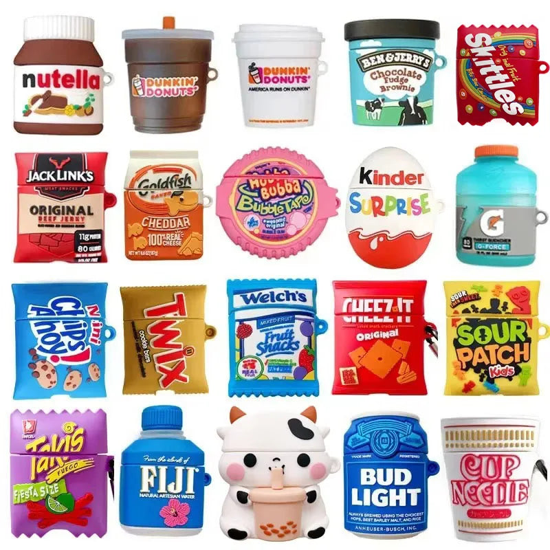 Schutzhülle Cartoon Apple AirPods Pro 1 2 3  Silikon Hülle Case Klapphülle Cover