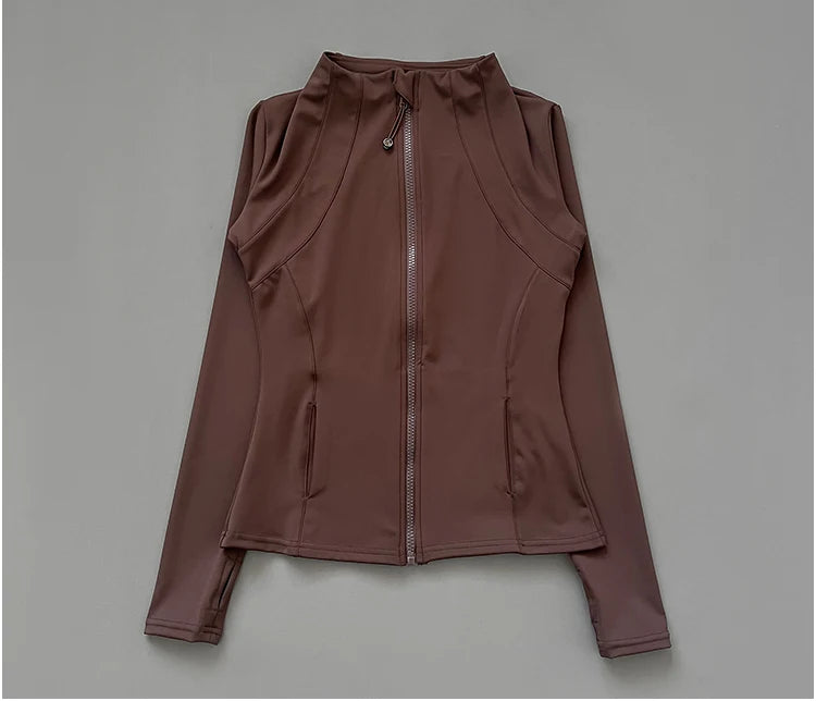 Felpa Donna Giacca Sportiva Con Zip Tuta Maniche Lunghe Cappuccio Maglia Shirt