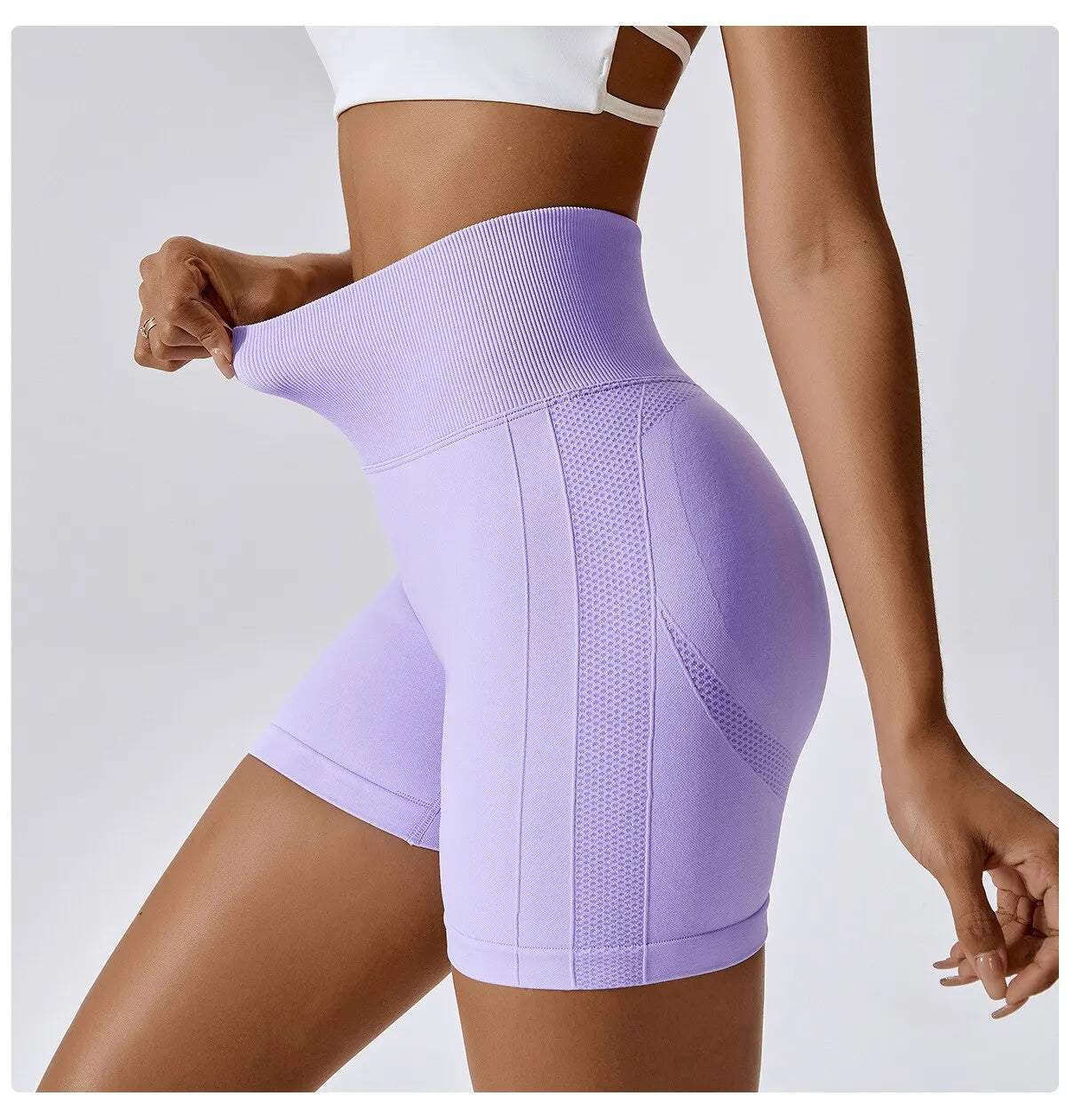 Damen Gym Sporthose Push Up Yoga Radlerhose Kurze Hose Fitness Shorts Hotpants