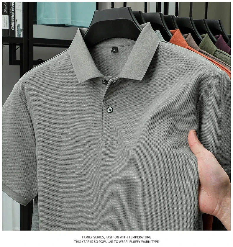Herren Poloshirt POLO Shirt T-Shirt Kurzarm Zipper Hemd Fashion Polohemd Top NEU