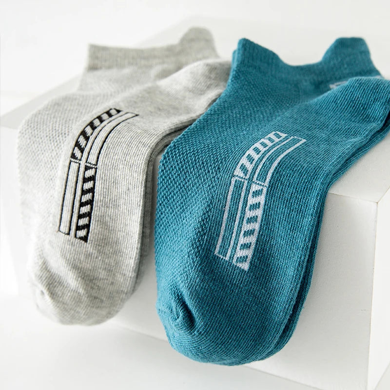 5 Paar Sneakers Socken Herren Damen Sport Freizeit Kurzsocken Füßlinge Gr 38–46