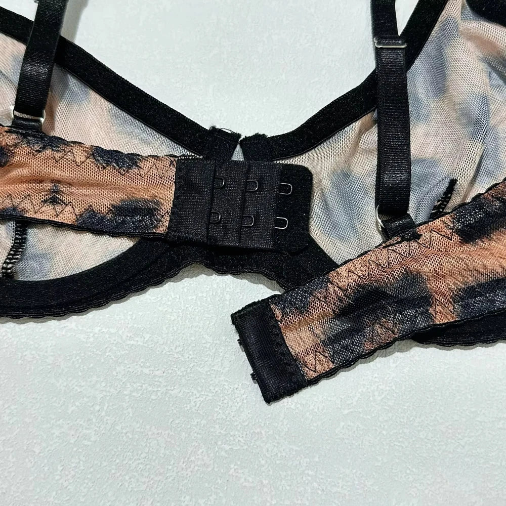 Push-Up Sexy BH-Set + Slip Unterwäsche Spitze Dessous Reizwäsche Tanga Schlüpfer