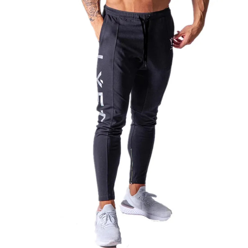 Herren Sporthose Jogger Jogginghose Sweatpants Trainingshose Cargo Hose mit Zip