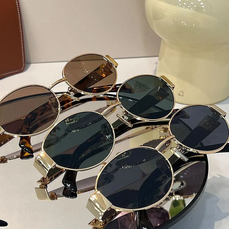 Damen Sonnenbrille Designer Luxus Brille Quadratische Übergröße Gläser Vintage