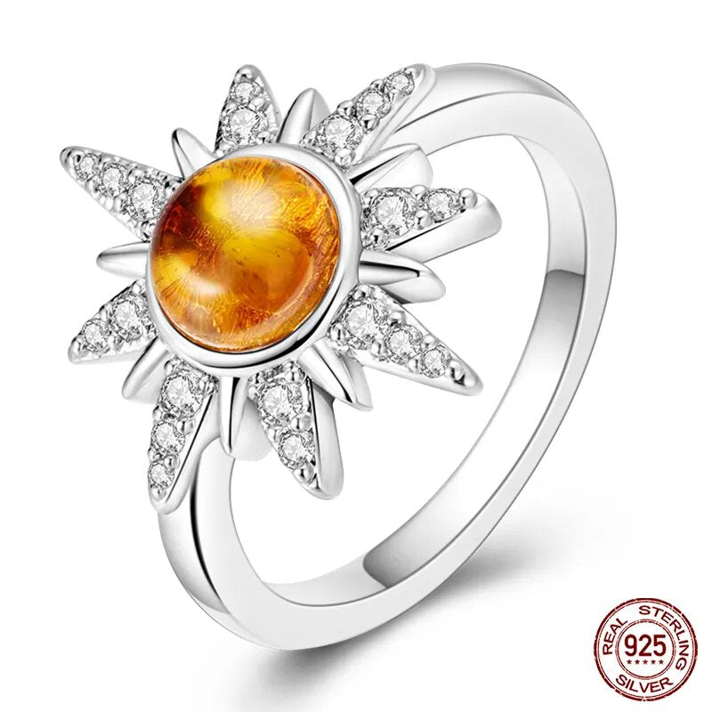 Massiv Sterling Silber 925 Ring filigran Fashion Damenring mit AAA Zirkonia