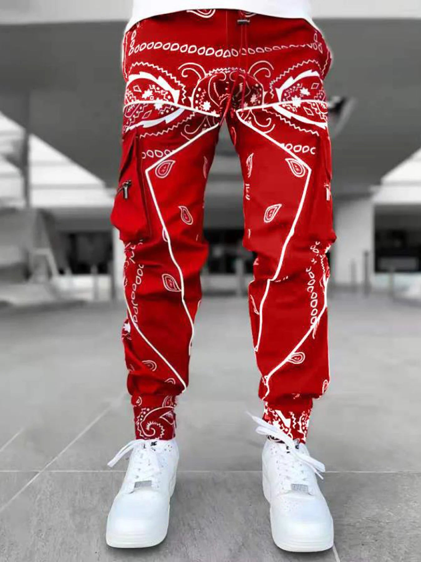 Herren Hose Sporthose Trainingshose Jogger Fitness Slim Fit Cargo Streetwear