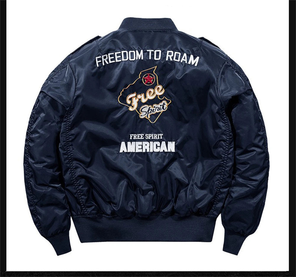 MA-1 Bomber Jacke Fliegerjacke Baseball Pilotenjacke Baseballjacke Air Force
