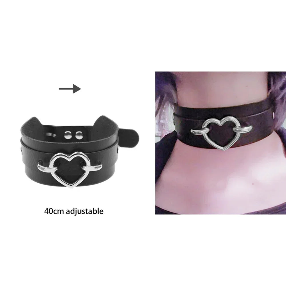 Sexy Halsband Harness Kette BH Gürtel  Punk Goth Frauen Bdsm Bondage Chocker