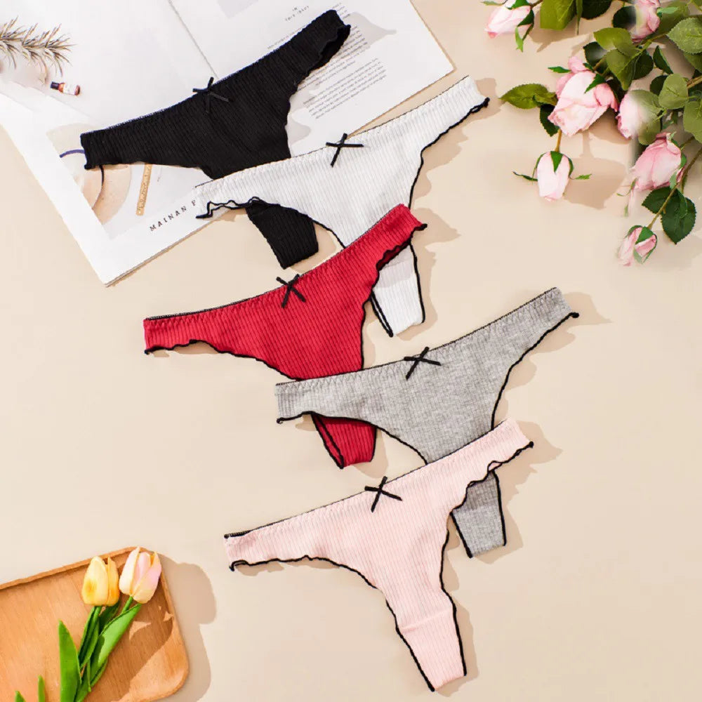 Frauen Tanga String Höschen Sexy Schlüpfer Slip Dessous Unterwäsche Panties