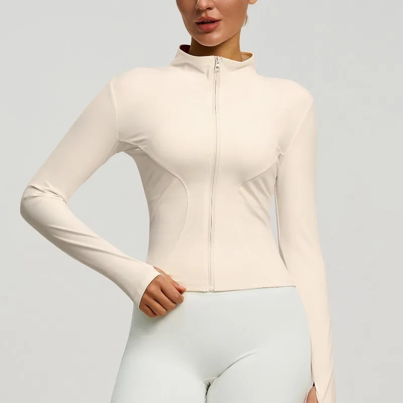 Felpa Donna Giacca Sportiva Con Zip Tuta Maniche Lunghe Cappuccio Maglia Shirt