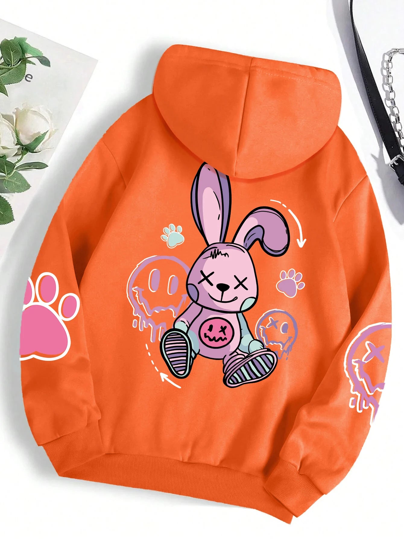 Teddybär Kapuzenpullover Sweatshirt Fleece Hoodie Pulli Damen Kapuzenpulli Shirt