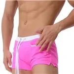 Herren Badehose Badeshorts Kurze Hose Shorts Schwimmhose 100% Polyester NEU