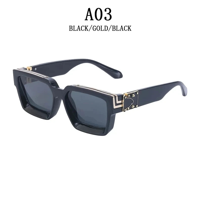 Damen Sonnenbrille Luxus Modische Herren Brille Vintage Pilotenbrille UV400