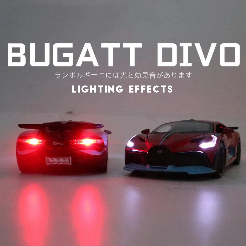 Bugatti Divo 1:32 Diecast Metall Modellauto Spielzeug für Kinder Automodell