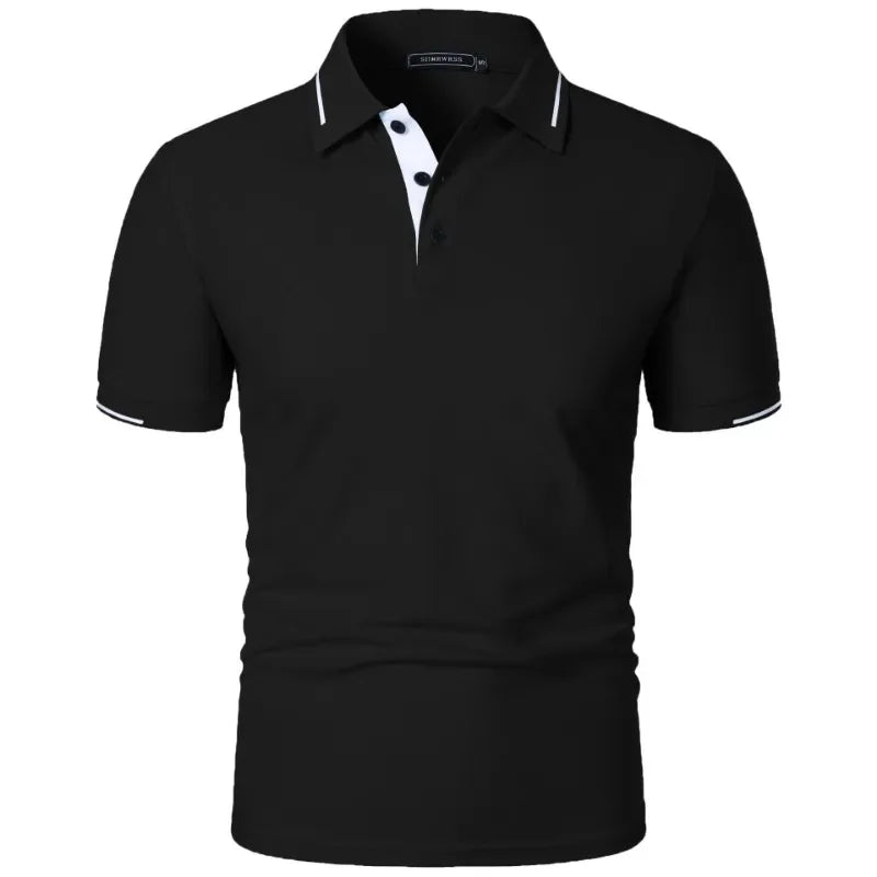 Herren Poloshirt POLO Shirt T-Shirt Kurzarm Zipper Hemd Fashion Polohemd NEU