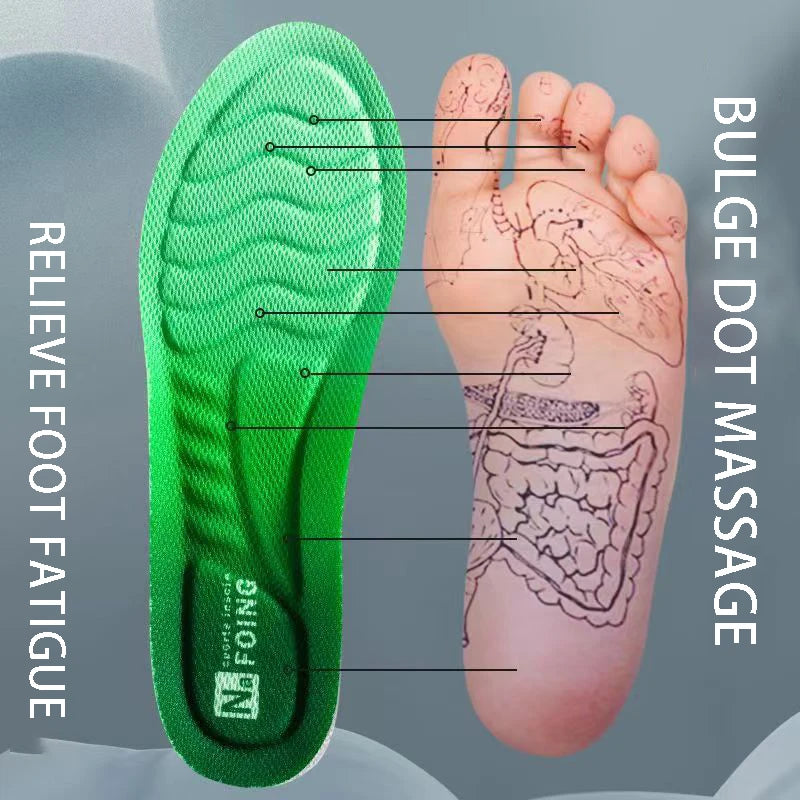 Orthopädische Einlegesohlen EVA Schuheinlagen Gel-Sohlen Sportschuh-Einlage