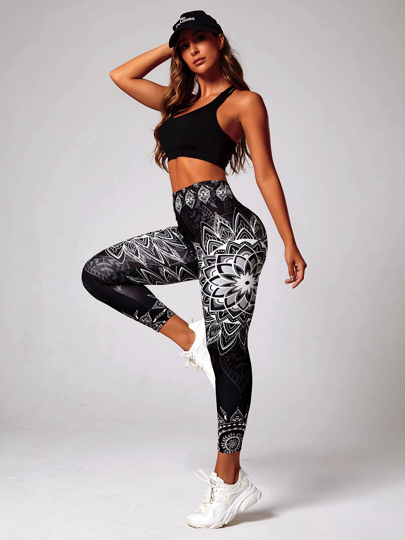 Leggins Donna Push up Vita Alta Pantaloni Sportivi Fitness Yoga Palestra Tuta