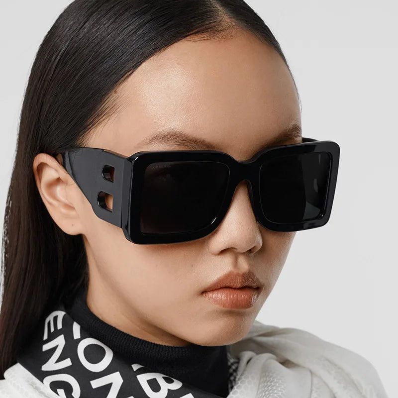 Occhiali da sole ovali oversize per donna e uomo Fotocromatici Polarizzati UV400