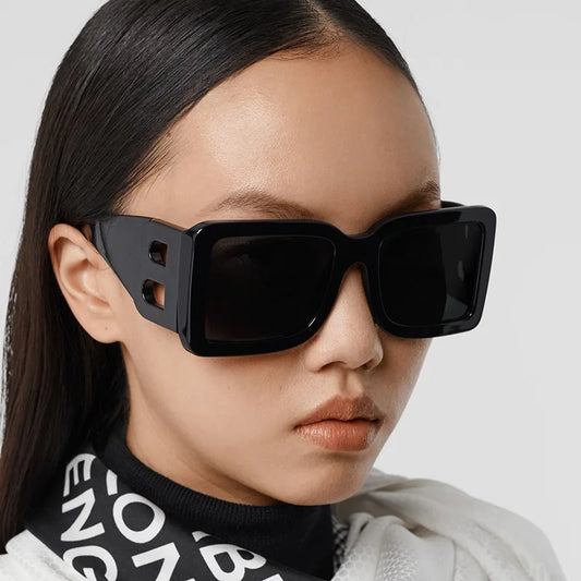 Occhiali da sole ovali oversize per donna e uomo Fotocromatici Polarizzati UV400