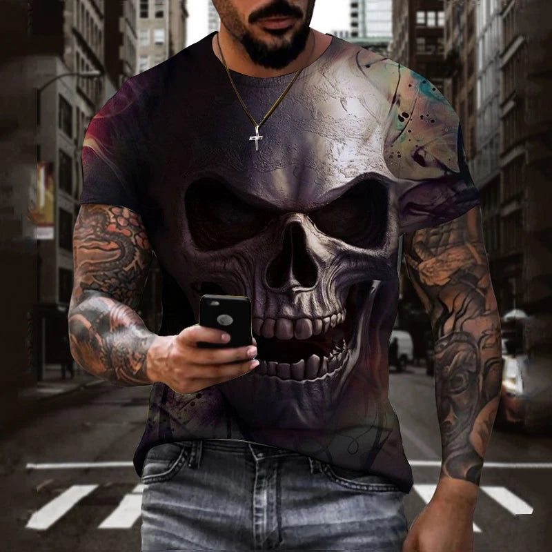 Fashion Sommer T-Shirt Herren Vintage Shirt Rundhals Unisex Streetwear Tank Top